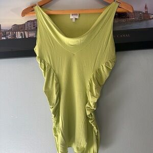 Armani Collezioni Lime Green Women's Tank Top